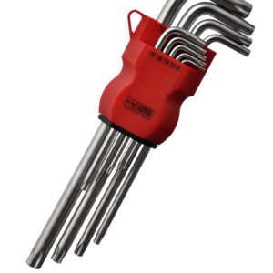 SET DE LLAVES TORX EXTRA LARGAS X 9 UNIDADES