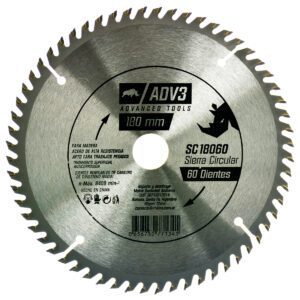 DISCO DE SIERRA CIRCULAR DE 180 MM 60 DIENTES